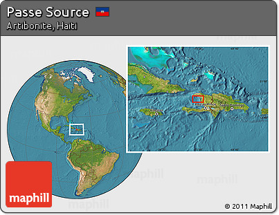 Satellite Location Map of Passe Source