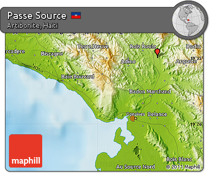 Physical Map of Passe Source