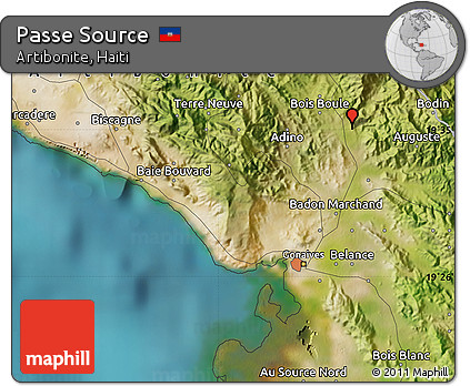 Satellite Map of Passe Source