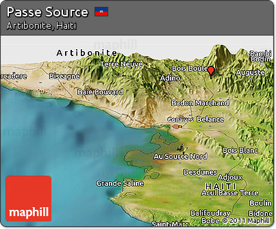 Satellite Panoramic Map of Passe Source