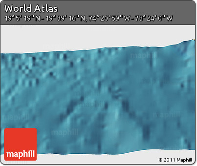 Satellite 3D Map of the Area around 19° 22' 18" N, 73° 52' 30" W