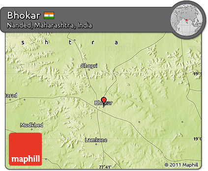 Physical Map of Bhokar