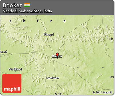 Physical Map of Bhokar