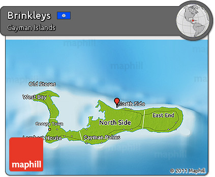 Physical 3D Map of Brinkleys