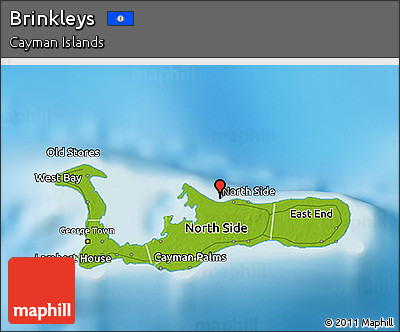 Physical 3D Map of Brinkleys
