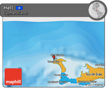 Political 3D Map of Hell