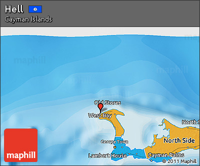 Political 3D Map of Hell