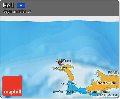 Political 3D Map of Hell