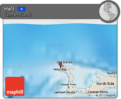 Shaded Relief 3D Map of Hell