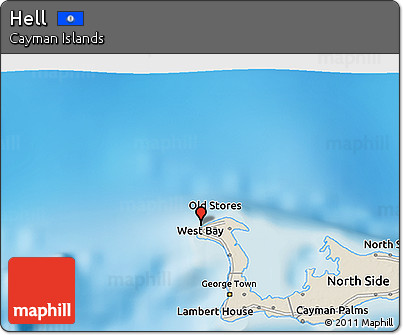 Shaded Relief 3D Map of Hell