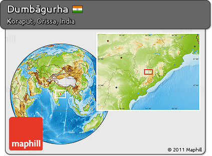 Physical Location Map of Dumbāgurha