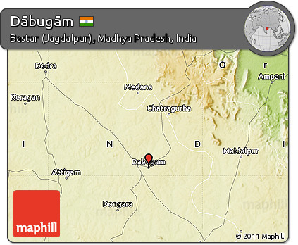 Physical Map of Dābugām