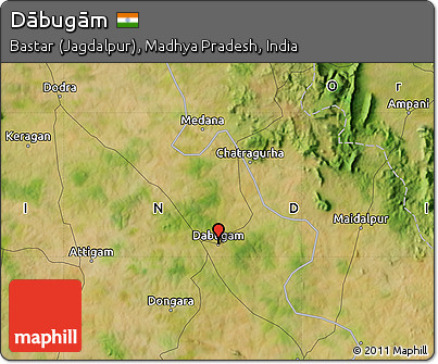 Satellite Map of Dābugām