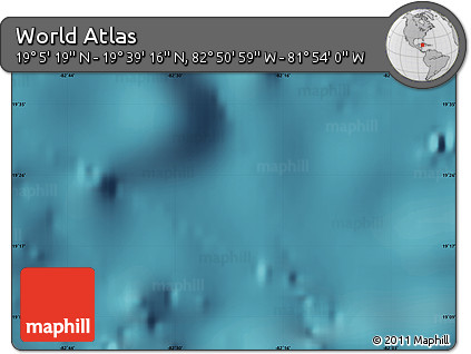 Satellite Map of the Area around 19° 22' 18" N, 82° 22' 30" W