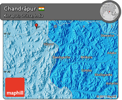 Political Map of Chandrāpur
