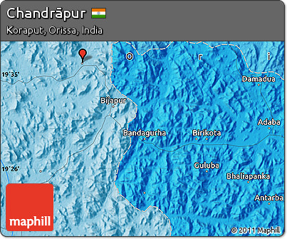 Political Map of Chandrāpur