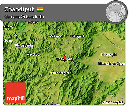 Satellite Map of Chandiput