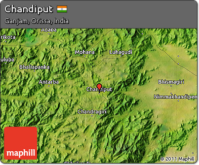 Satellite Map of Chandiput