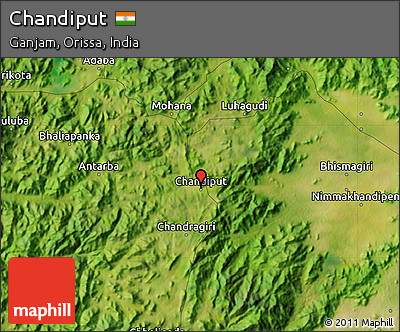Satellite Map of Chandiput