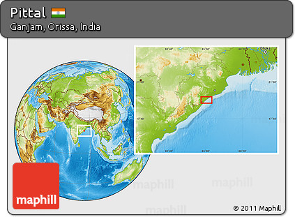 Physical Location Map of Pittal