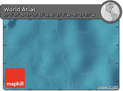 Satellite Map of the Area around 19° 22' 18" N, 85° 46' 30" W