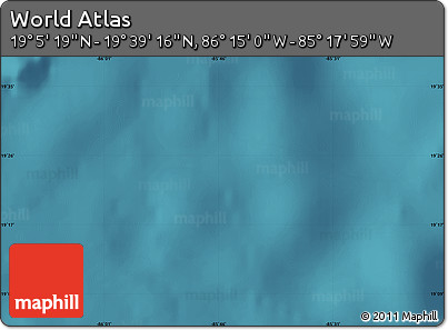 Satellite Map of the Area around 19° 22' 18" N, 85° 46' 30" W