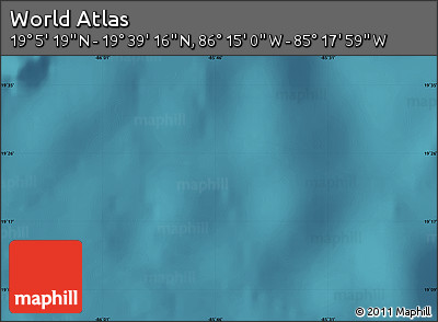 Satellite Map of the Area around 19° 22' 18" N, 85° 46' 30" W