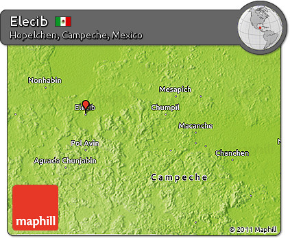 Physical 3D Map of Elecib