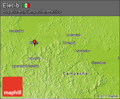 Physical 3D Map of Elecib