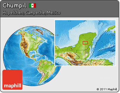Physical Location Map of Chumpil