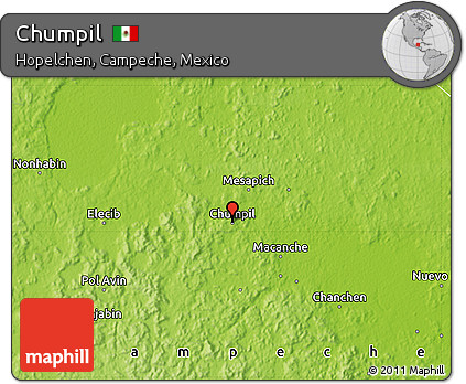 Physical Map of Chumpil
