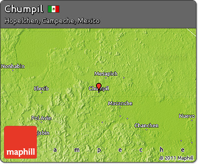 Physical Map of Chumpil