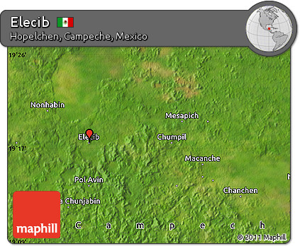 Satellite Map of Elecib