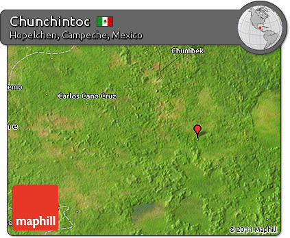 Satellite 3D Map of Chunchintoc