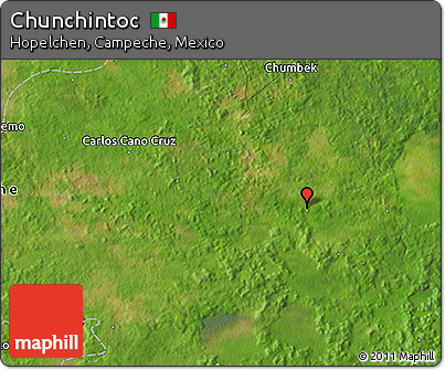 Satellite 3D Map of Chunchintoc