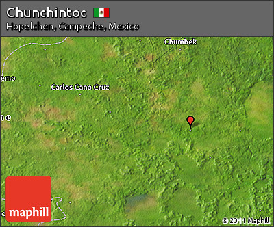 Satellite 3D Map of Chunchintoc