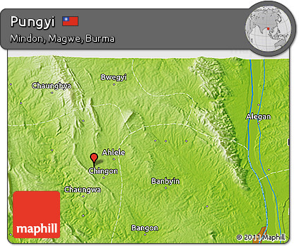 Physical 3D Map of Pungyi