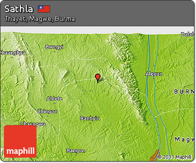 Physical 3D Map of Sathla