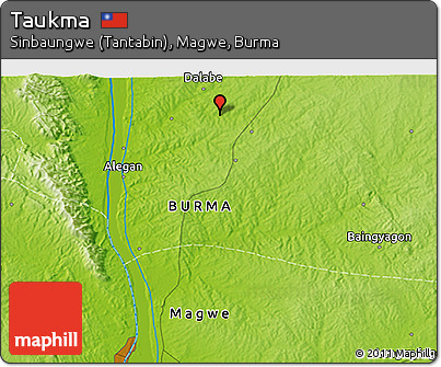 Physical 3D Map of Taukma