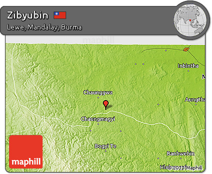 Physical 3D Map of Zibyubin