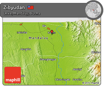 Physical 3D Map of Zibyudan