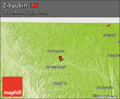 Physical 3D Map of Zibyubin