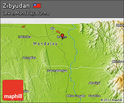 Physical 3D Map of Zibyudan