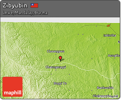 Physical 3D Map of Zibyubin