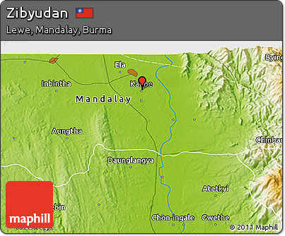 Physical 3D Map of Zibyudan