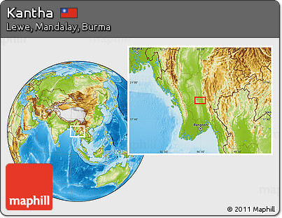 Physical Location Map of Kantha