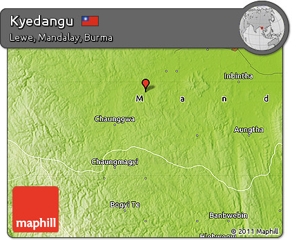 Physical Map of Kyedangu