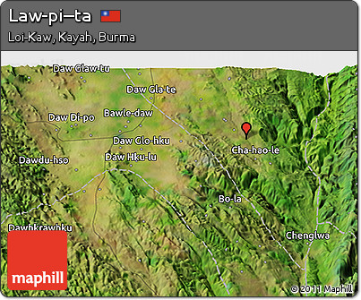 Satellite 3D Map of Law-pi--ta