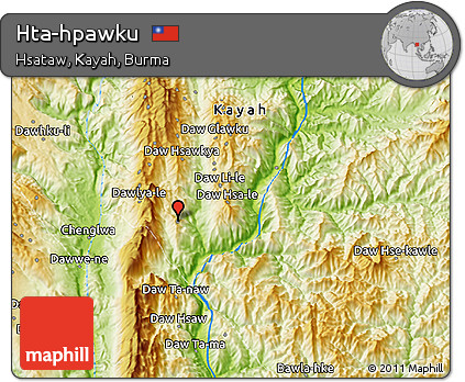 Physical 3D Map of Hta-hpawku