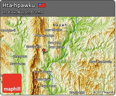 Physical 3D Map of Hta-hpawku